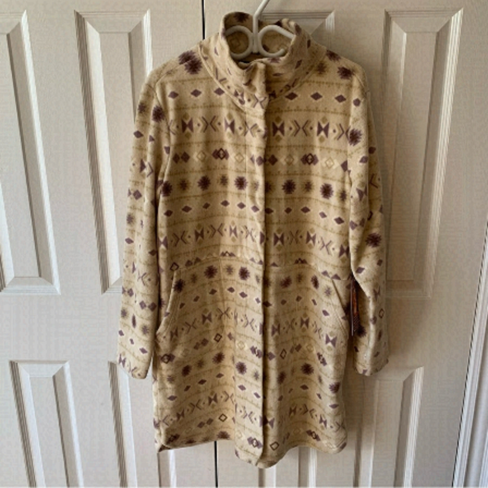 Kyodan Printed Long Fleece Jacket